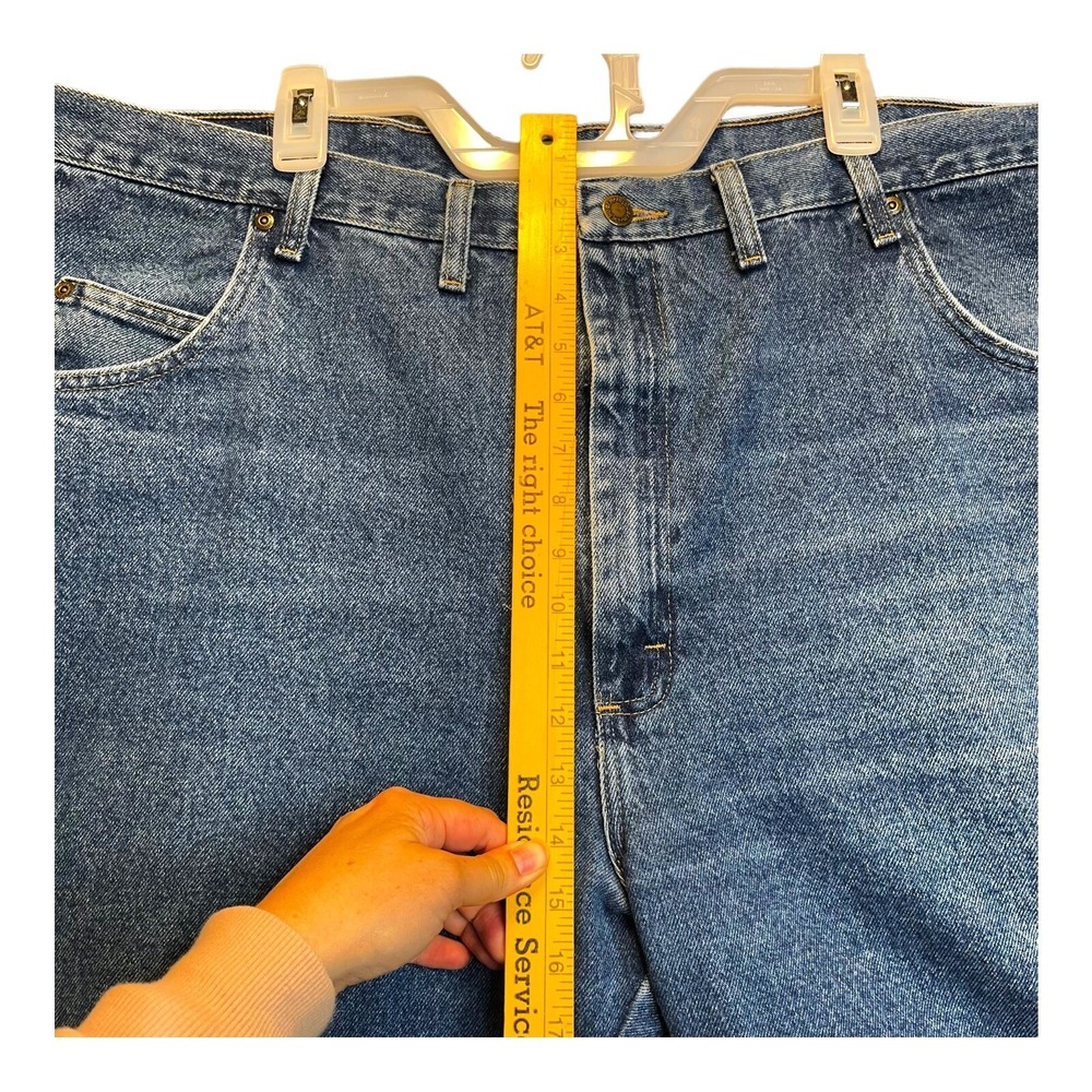 Wrangler Blue Ridge Mens Jeans 46x29 ACTUAL 44x28 Relaxed Fit 35BRCAS READ - Picture 8 of 8